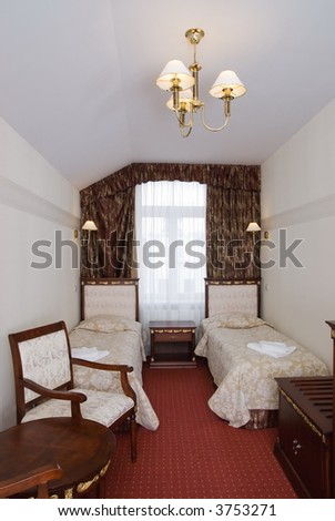 Hotel room for two persons