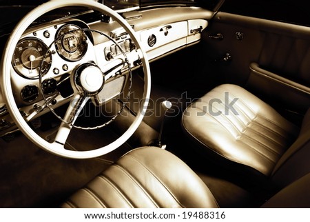 stock photo Luxury car interior Save to a lightbox Please Login