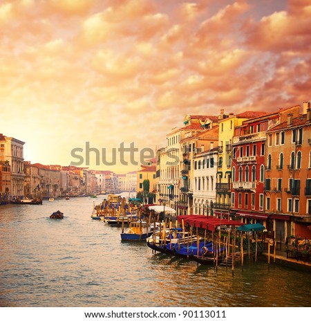 Beautiful Venice canal view