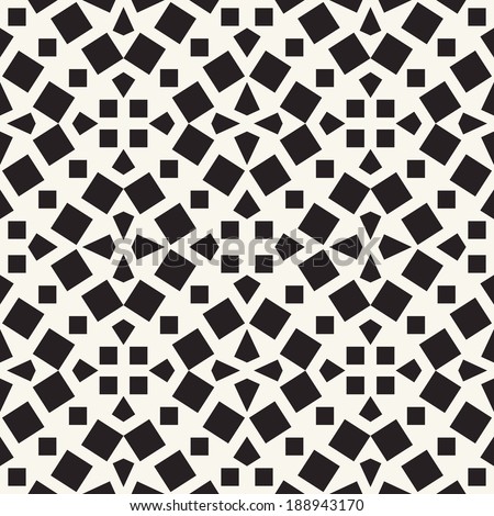 Abstract kaleidoscope geometric shapes seamless pattern.