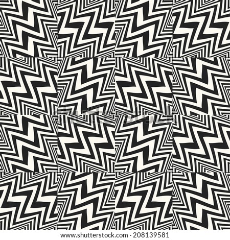Abstract broken striped textured geometric seamless pattern.