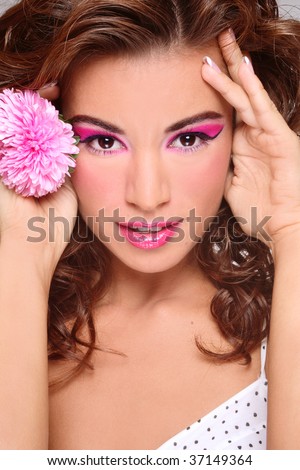 pinks makeup. with stylish pink makeup