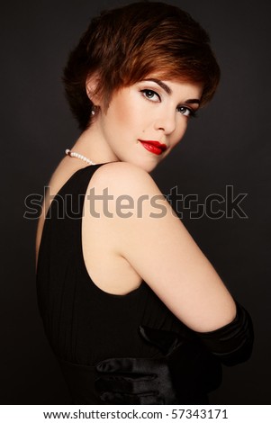 redheads makeup. redhead woman with stylish