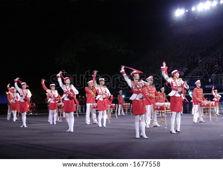 Dancers and Drummers of the Chinese People's Liberation Army