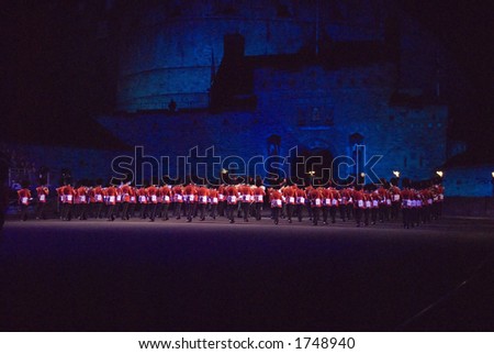 Scots Guards and Coldstream Guards Bands at Edinburgh Military Tattoo 2006