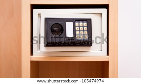 Hotel wall safe