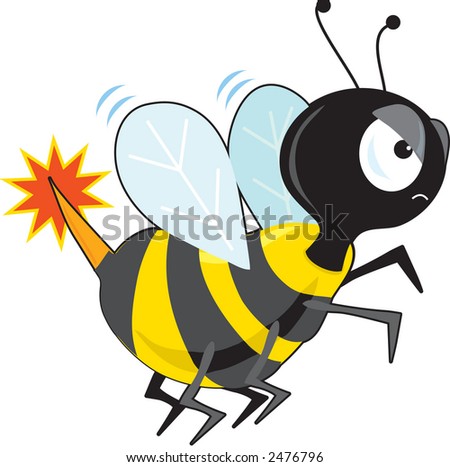 bee angry