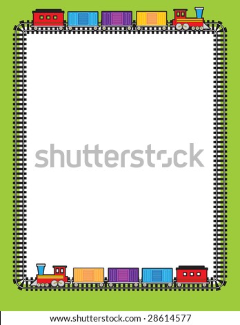 clipart train tracks. A border of train tracks