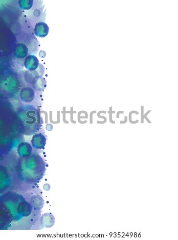 Blue Green Border
