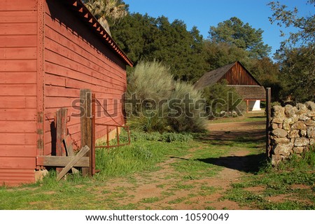 Old ranch barn and house; Santa Rosa Plateau Ecological Reserve; Murrieta, California