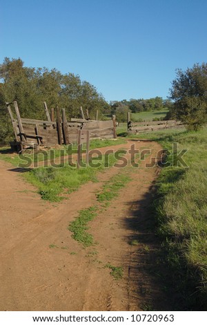 Unpaved rural road; Santa Rosa Plateau Ecological Reserve; Murrieta, California