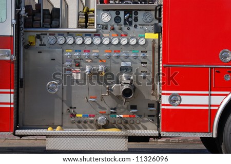 Fire truck; San Bernardino, California