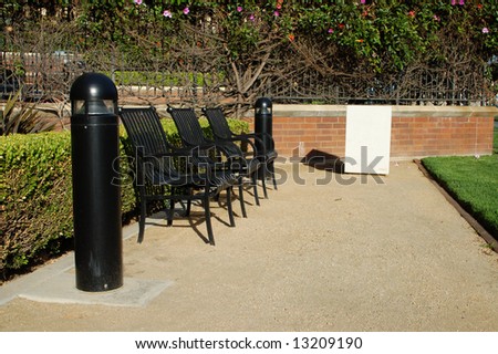 Park chairs; San Diego, California