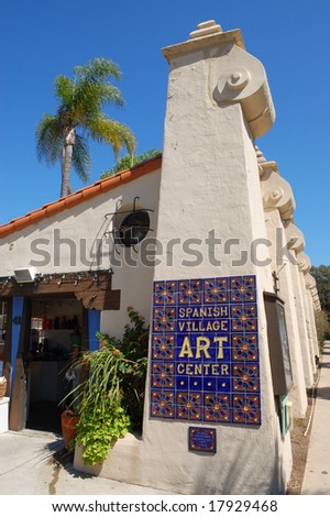 Spanish Village Art Center; Balboa Park; San Diego, California