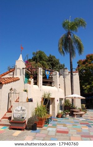 Spanish Village Art Center; Balboa Park; San Diego, California