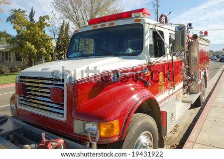 Fire truck; Loma Linda, California
