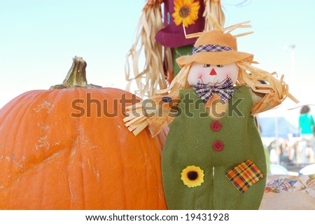 Fall decorations; Loma Linda, California