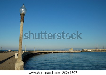 Fishing pier; Mission District; San Francisco, California