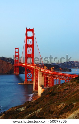 golden gate bridge. stock photo : Golden Gate
