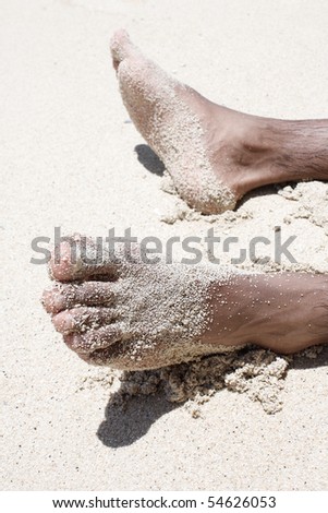 Sandy feet