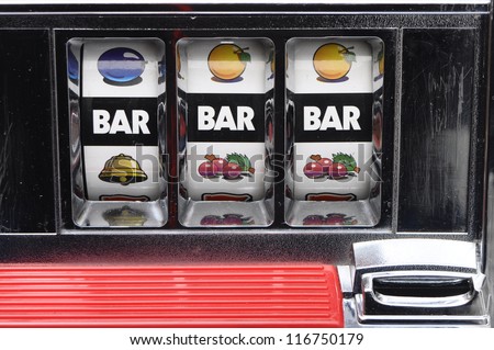 Normative slot machine bar