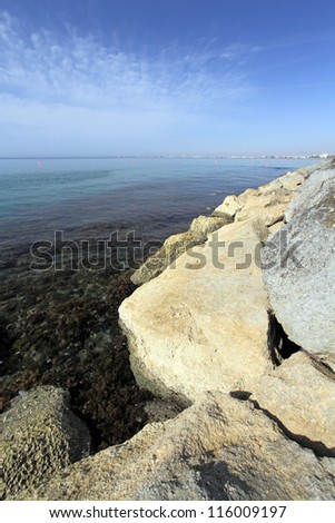 Rocks at Southern Cyprus, Greek Cyprus, South Eastern Europe, Europe