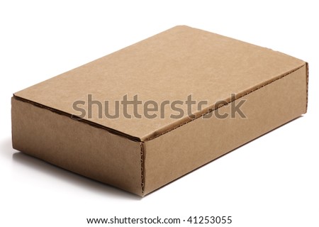 blank cardboard box