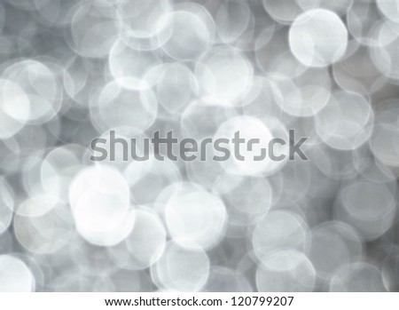 Light shining silver circles