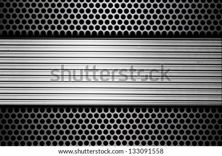 metal plate over comb grate