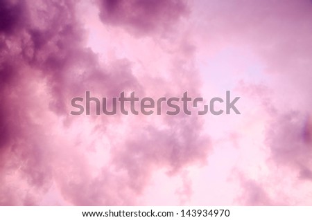 pink watercolor painted paper texture background look, cloud background