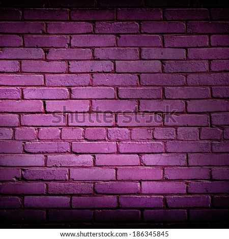 purple brick-wall texture.