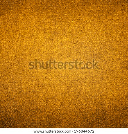 Abstract elegant texture made ??of small square units in orange, gold