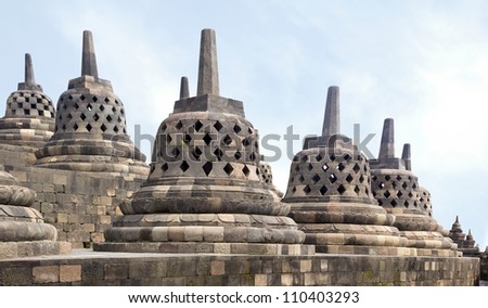 Borobadur Temple, Indonesia\'s most visited tourist attraction.