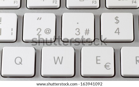 Personal computer keyboard