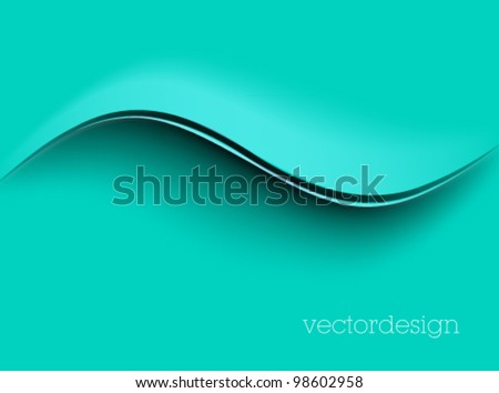 smooth background vector / blue green / vector