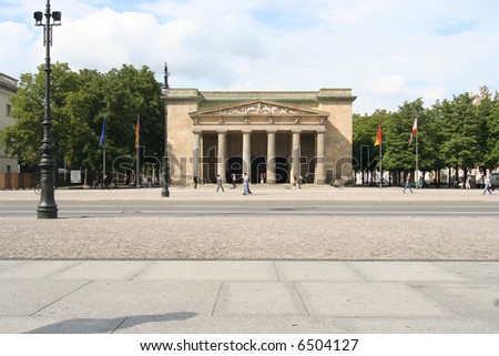 Berlin: The Neue Wache along Unter den Linden (National War Memorial)
