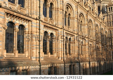 London. Victorian architecture of the National History Museum