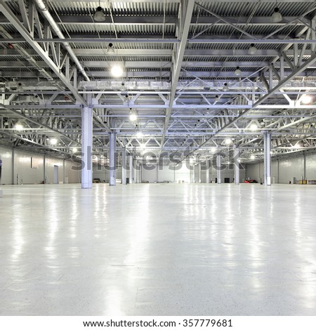 Huge empty storehouse
