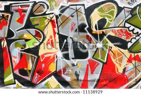urban graffiti wallpaper. stock photo : Urban graffiti