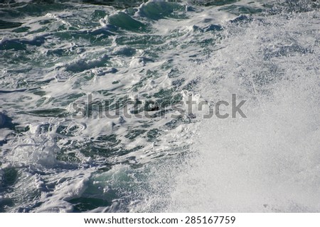 White water swirling in patterns for background