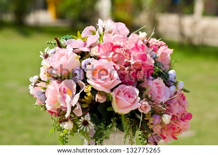 Artificial flower for wedding  decoration