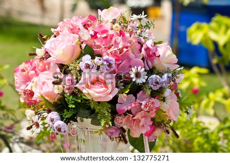 Artificial flower for  wedding decoration