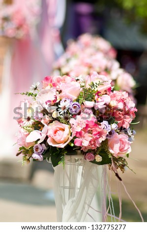 Artificial flower for  wedding  decoration