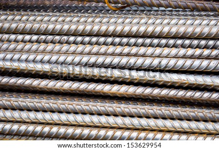 metal rod for construction background