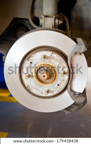 disc brake of fix by mechanic