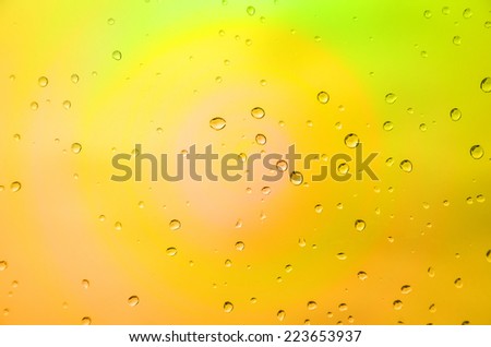 abstract of multi color background with drop water
