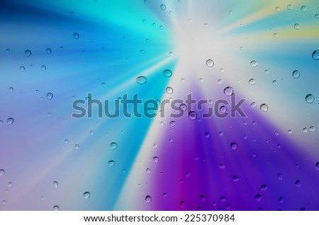abstract multi   color background with  drop water
