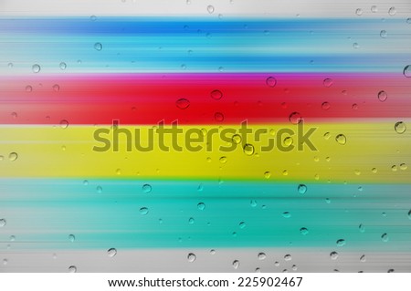 abstract multi   color background with  drop water