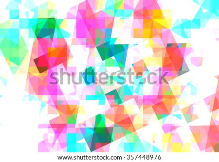 abstract  multicolor    background   with crystal pattern style