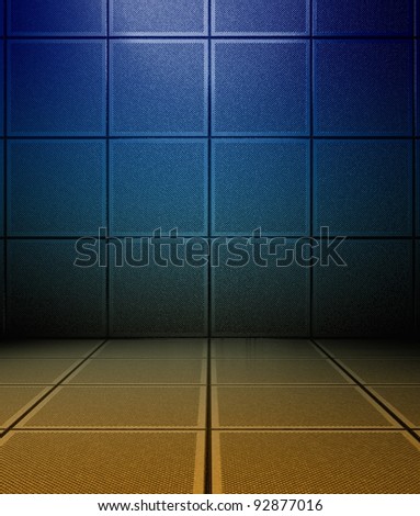 concrete tiles interior